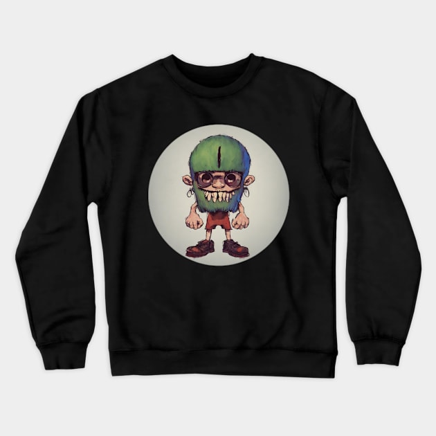 ugly lil guy Crewneck Sweatshirt by Entropic Designs